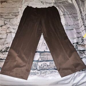Brown straight leg slacks size 20w